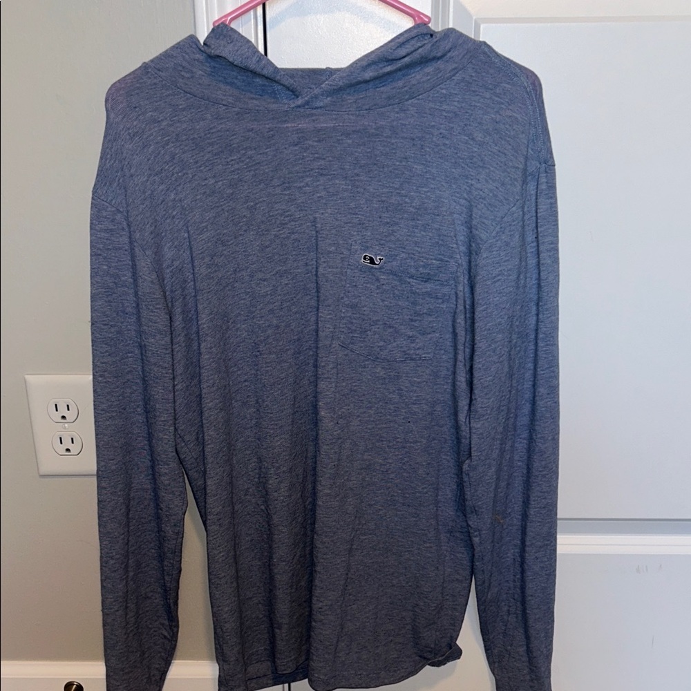 Vineyard Vines Men’s Blue Hoodie Shirt